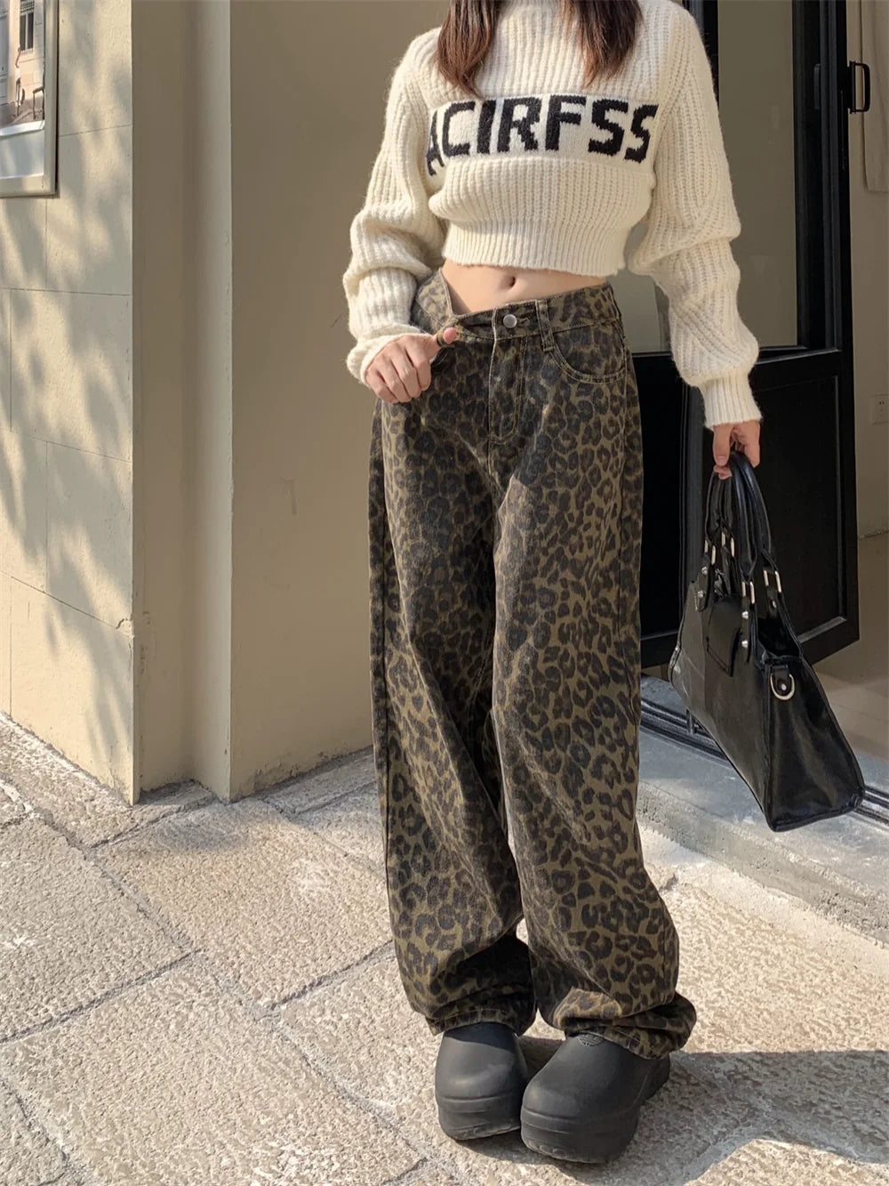 Elite™ | Trendige Leopardenmuster-Jeans