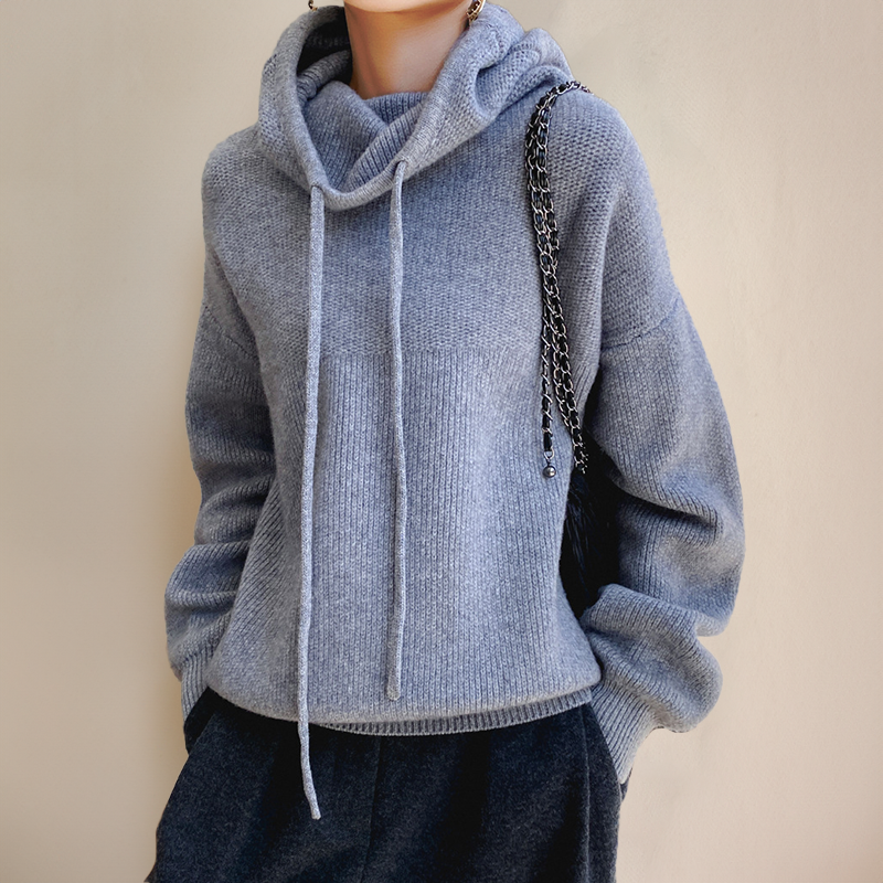 Hanna | Gestrickter Hoodie